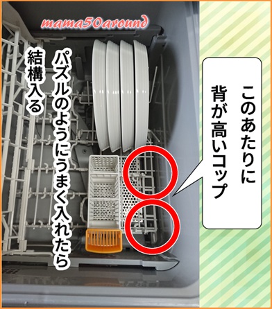 食洗機は入れ方次第でたくさんはいると写真で説明